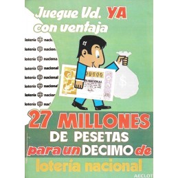 1981. Cartel 27 Millones 21x15