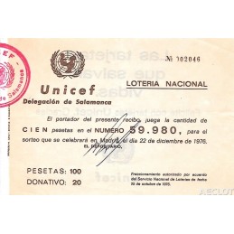 1976. Unicef. Delegación de...