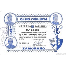 1976. Club Ciclista Zamorano