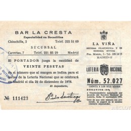1976. Bar La Cresta - La Viña