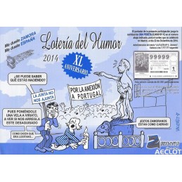 2014. Lotería del Humor