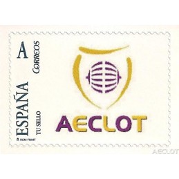 Sello 2010. Logotipo de AECLOT