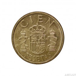 1984. España. Moneda de 100...
