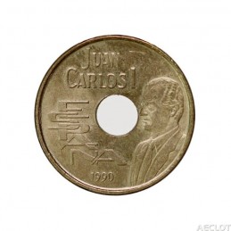 1990. España. Moneda de 25...