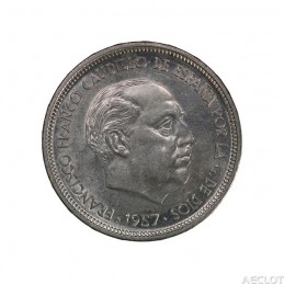 1958. España. Moneda de 50...