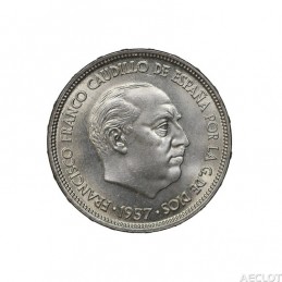 1959. España. Moneda de 25...