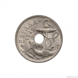 1954. España. Moneda de 50...