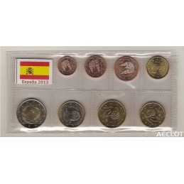 2013. España. Serie 8 monedas
