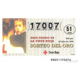 1998. Sorteo del Oro de la...