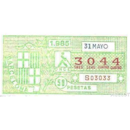 1985. Cupón 31-Mayo