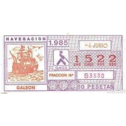 1985. Cupón 6-Junio