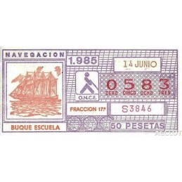 1985. Cupón 14-Junio