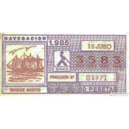 1985. Cupón 18-Junio