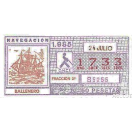 1985. Cupón 24-Julio