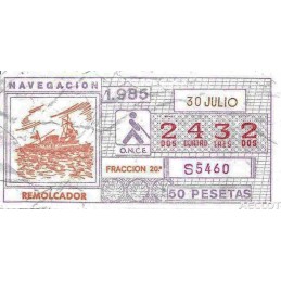 1985. Cupón 30-Julio