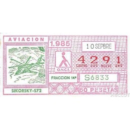 1985. Cupón 10-Sepbre