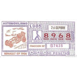 1985. Cupón 26-Sepbre