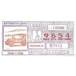 1985. Cupón 1-Octbre