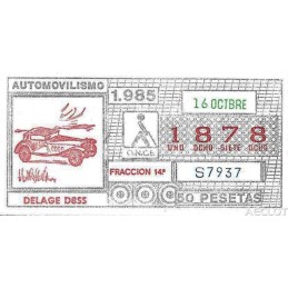 1985. Cupón 16-Octbre