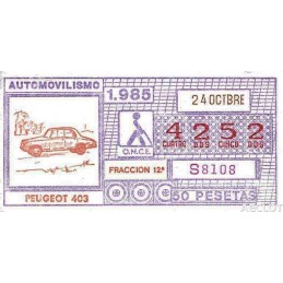 1985. Cupón 24-Octbre