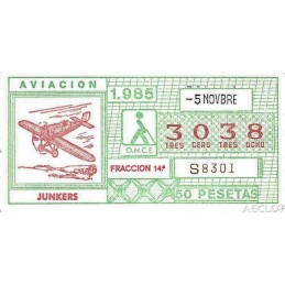 1985. Cupón 5-Novbre