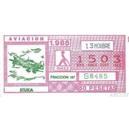 1985. Cupón 13-Novbre