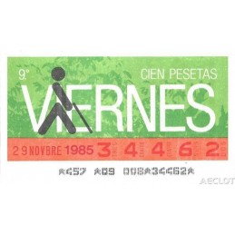 1985. Cupón 29-Novbre