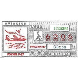 1985. Cupón 12-Dicbre