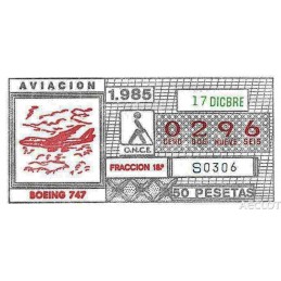 1985. Cupón 17-Dicbre