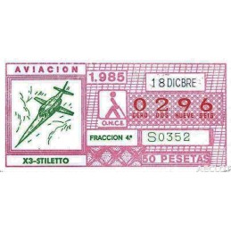 1985. Cupón 18-Dicbre