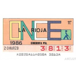1986. Cupón 20-Marzo