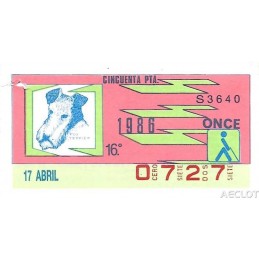 1986. Cupón 17-Abril