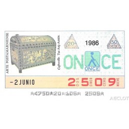 1986. Cupón 2-Junio