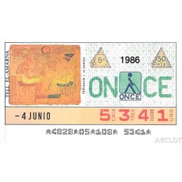 1986. Cupón 4-Junio
