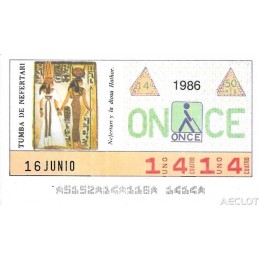 1986. Cupón 16-Junio