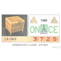 1986. Cupón 18-Junio