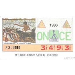 1986. Cupón 23-Junio