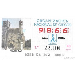 1986. Cupón 23-Julio