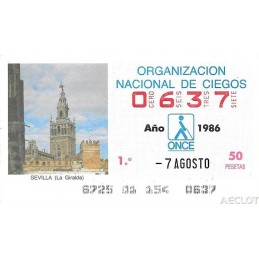1986. Cupón 7-Agosto