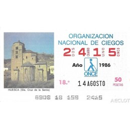 1986. Cupón 14-Agosto
