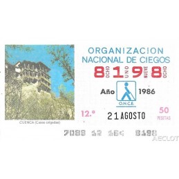 1986. Cupón 21-Agosto