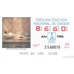 1986. Cupón 25-Agosto