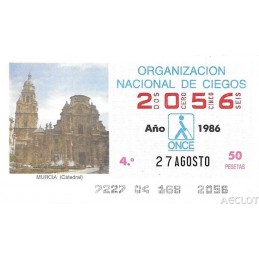 1986. Cupón 27-Agosto