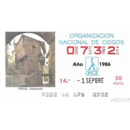 1986. Cupón 1-Sepbre