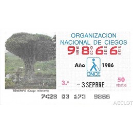 1986. Cupón 3-Sepbre
