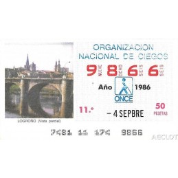 1986. Cupón 4-Sepbre