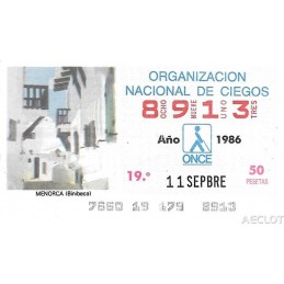 1986. Cupón 11-Sepbre