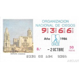 1986. Cupón 2-Octbre