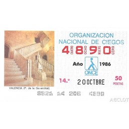 1986. Cupón 20-Octbre
