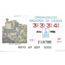 1986. Cupón 21-Octbre